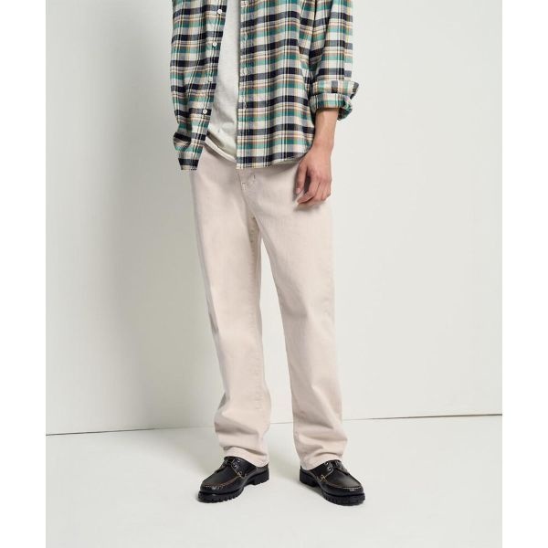 <매장정품> 빈폴 BEANPOLE MEN 컴포트핏 컬러 데님 팬츠 아이보리 BC6121C720 602825