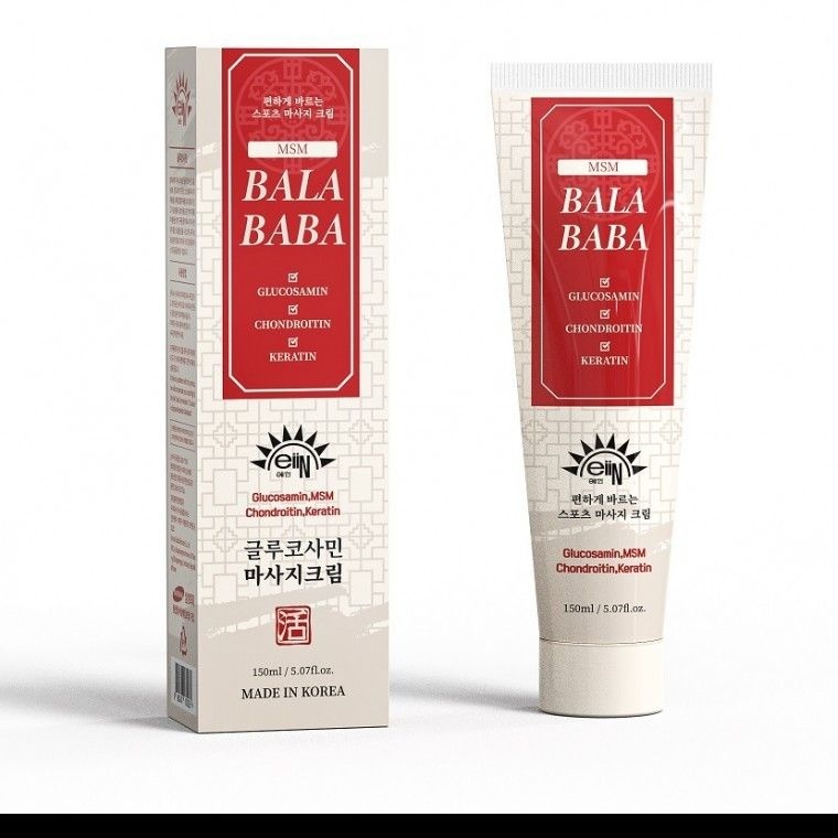 [PAPA.G]발라바바 MSM 글루코사민 마사지 크림 150ml / 사은품 / 보험회사 / 선물용품 / 부모님 관절건강[인기제품]