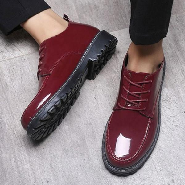 협력사 유광 남자구두 남성로 캐주얼신발 웰트화