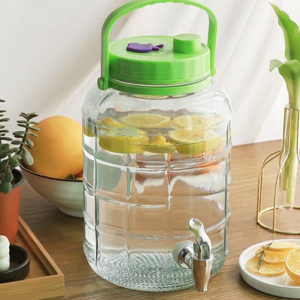 과실주 담금주 효소병 유리병 수도꼭지 디스펜서 5L 10L 12L 15L