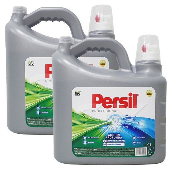 퍼실 프로페셔널 대용량 액체세제 일반/드럼겸용 9L 2개 고농축 빨래 세탁세제
