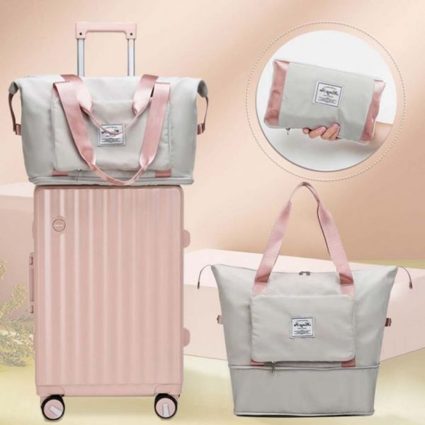 접이식 기내 수화물 가방 접는 여행 캐리어 위 2박3일 해외 보조 1박2일 여행용 보스턴백 천 트레블백 짐