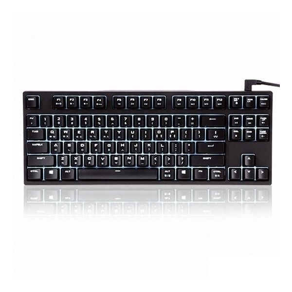 쿨러마스터 유선 기계식 미니키보드, CM STORM Quick Fire RAPID-i 퀵 파이어 라피트- i 클릭, 청축 블랙 USB