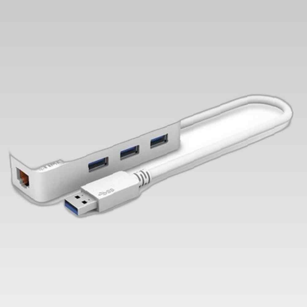 USB 3.0 기가비트 유선랜카드 3Port 허브(U1003/아이피타임) 부품 소모품 자재 파츠