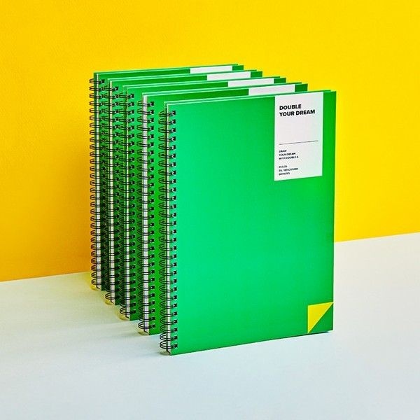 더블에이 더블드림노트 B5 그린