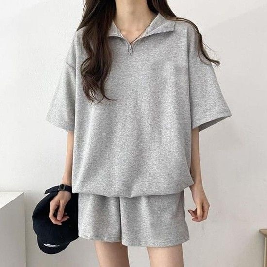 상세페이지 참조 [MEK9PP01_62_62]여성 데일리 스타일링 반집업 아노락