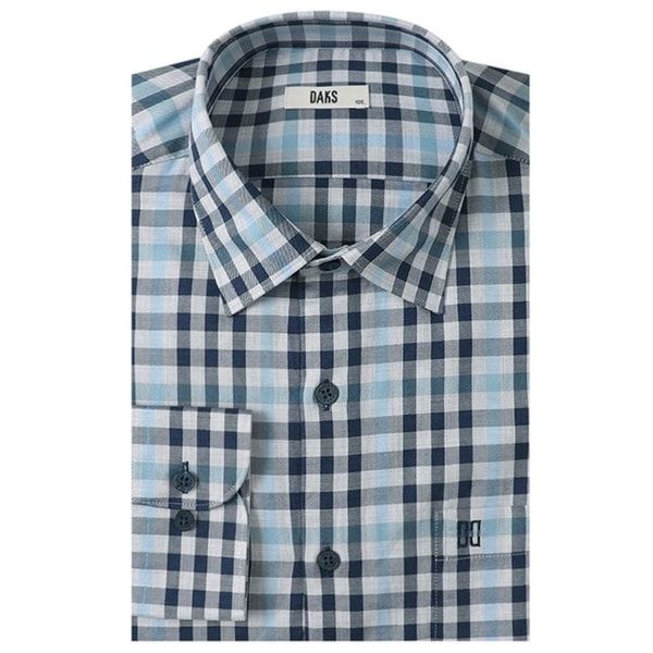 닥스 닥스 DAKS 25년 FW 면100 윈도우 스몰체크 레귤러핏 캐쥬얼남방 DLA3SHCL110G1