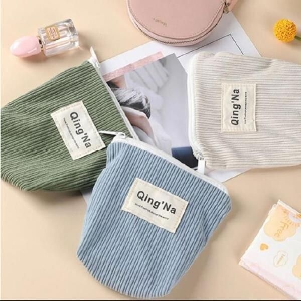 상세페이지 참조 [셀러허브잡화] 도시락 골덴 미니 런치백 코듀로이파우치 손가방 캔버스백 국내가 직장인 이거찜 코듀로이 천가