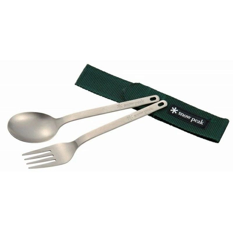 상세페이지 참조 스노우 피크 숟가락 포크 세트 와퍼 2개 세트 (SCT)-002