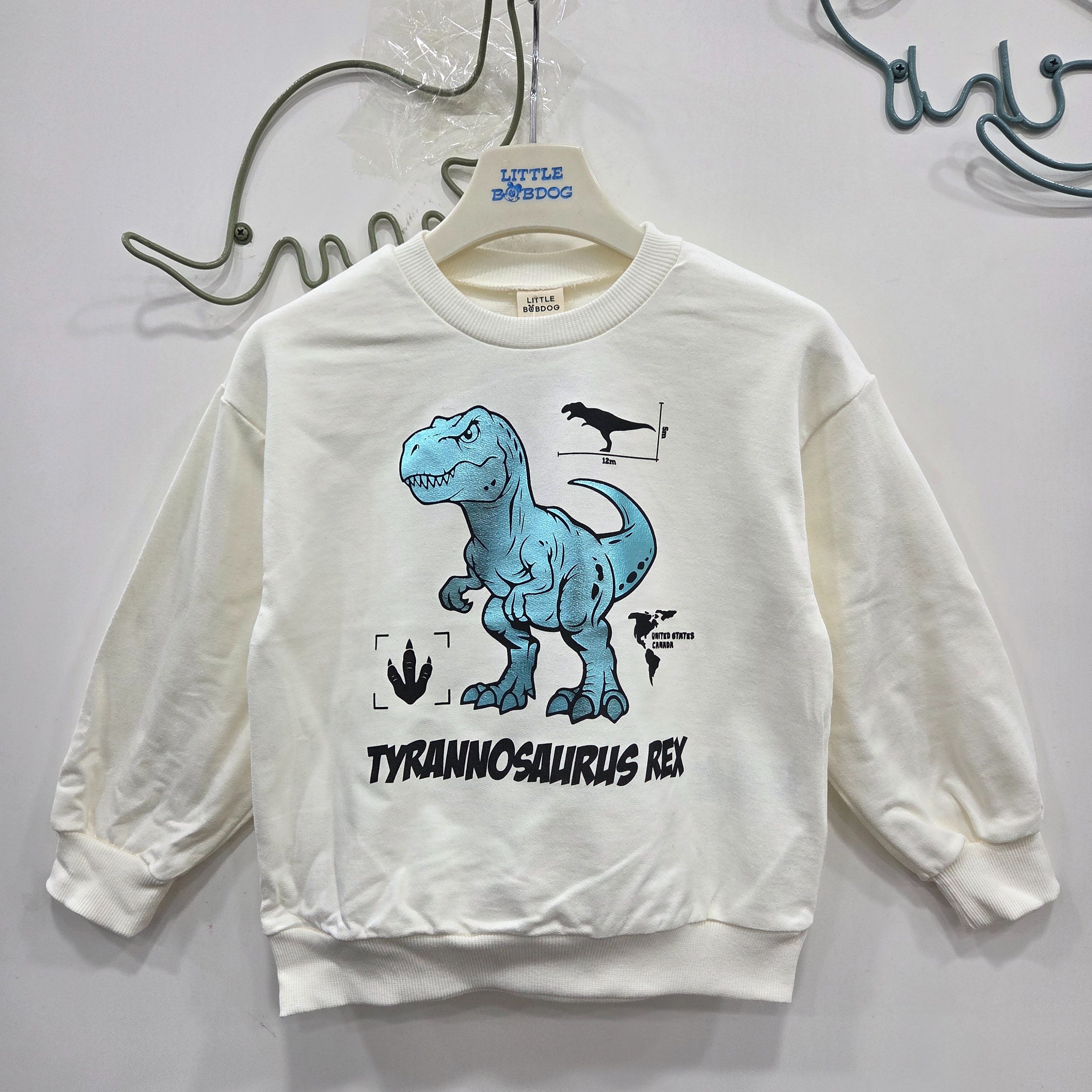 리틀밥독 리틀밥독 [모다아울렛][리틀밥독]티라노킹 봄티셔츠 곤지암점