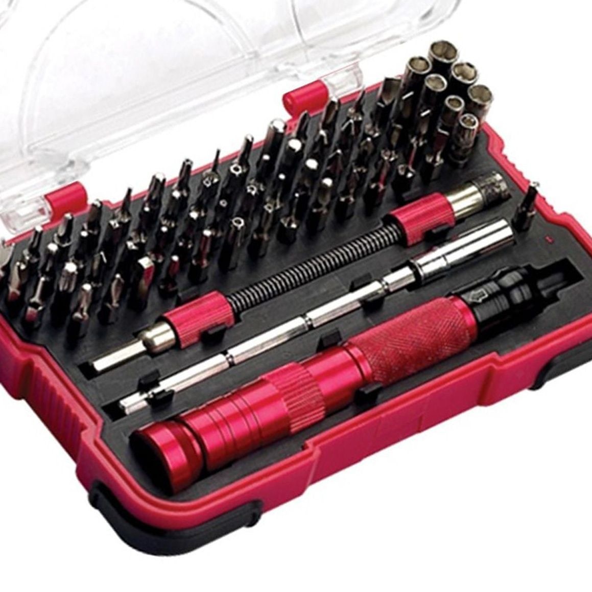 브로브협력사 자야66P 크롬 바나듐 정밀 드라이버 비트날 66종세트 드릴용 전동공구 드라이버촉 드릴팁