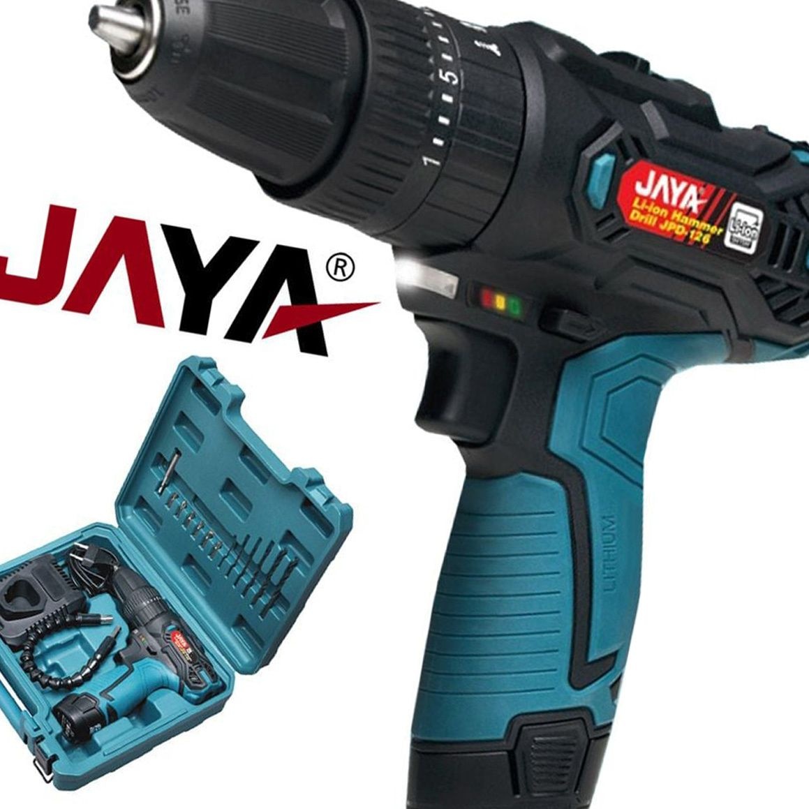 브로브협력사 자야126 리튬 충전식 해머드릴 전동 드라이버