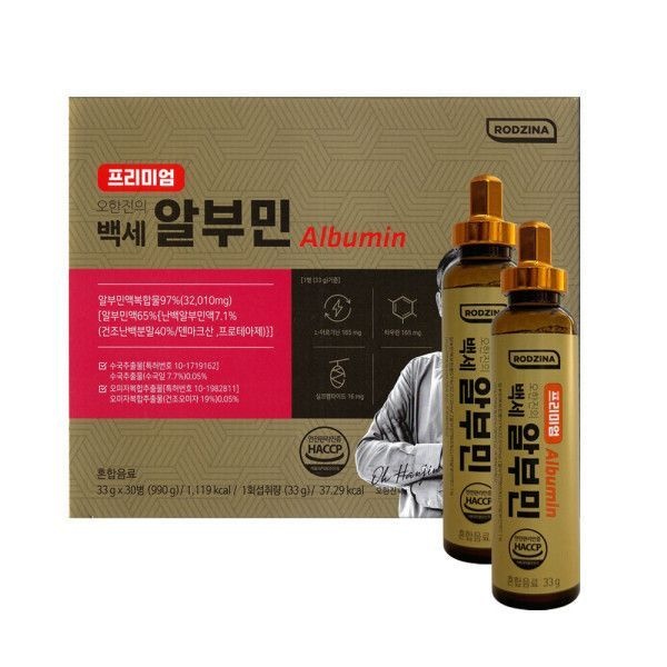 로지나 프리미엄 오한진의 백세알부민 33g x 30개입