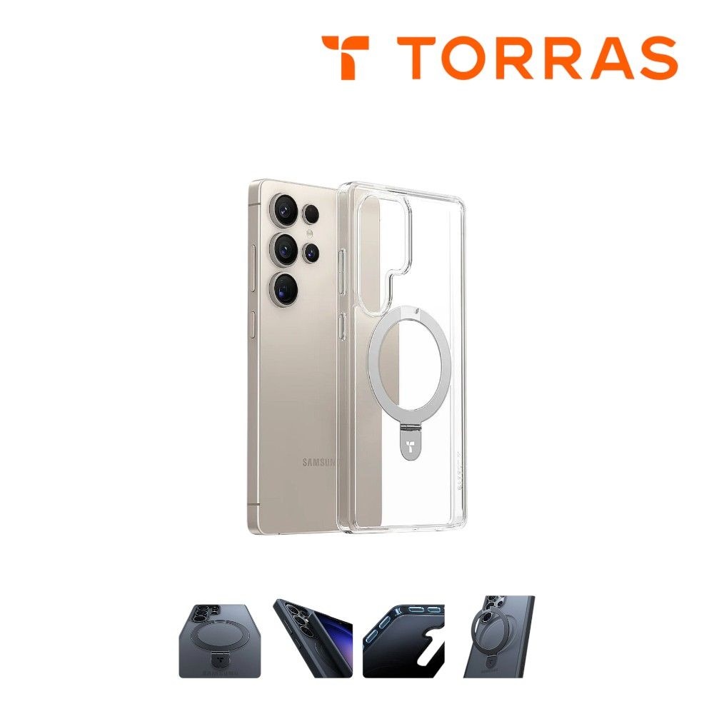 [해외] 토라스 갤럭시 S25 울트라 오스탠드 Q1 가디언 맥세이프 거치대 케이스