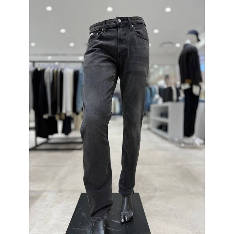 캘빈클라인 진 캘빈클라인 남성 슬림핏 블랙 워시 데님 팬츠(4RB731G-W0J)