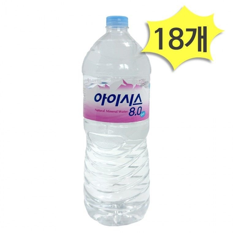아이시스 8.0 2L X 18개 생수 2리터 천연암반수 안전한생수 깨끗한물 미네랄워터