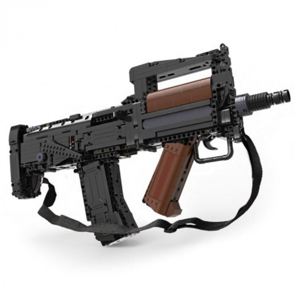 바니랜드 미니 장난감총 블럭건 전동 라이플 그로자 블록