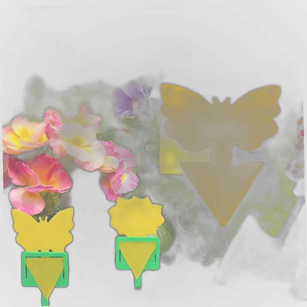 스러플 모양 양면 10p 10894 끈끈이 나비 DD 초파리끈 트랩 끈끈이트랩 모기끈끈이 날파리끈끈이 정원식물보호용품 초파