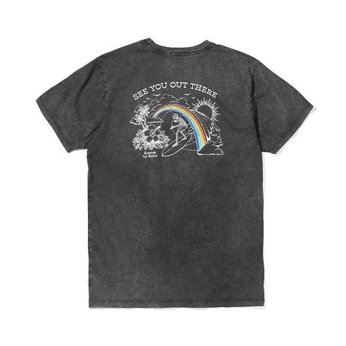 케이튼 KATIN 샹그릴라 반팔 티셔츠 블랙 샌드 워시 1966854