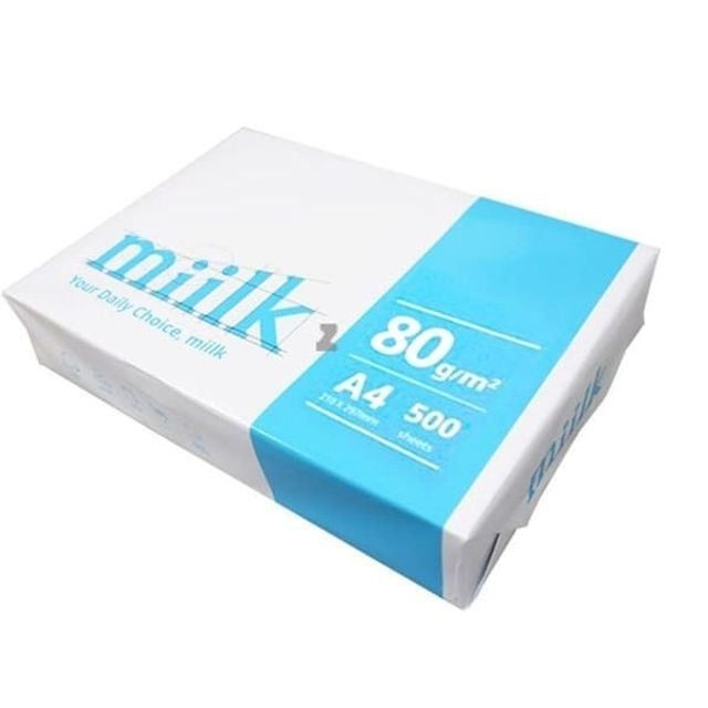 [한국제지(주)]밀크 A4용지 프린터 복사 용지 80g 500매 1권