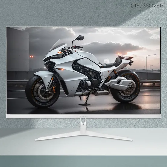크로스오버 Q320W75 화이트 QHD IPS 81cm 고화질 컴퓨터 모니터 무결점