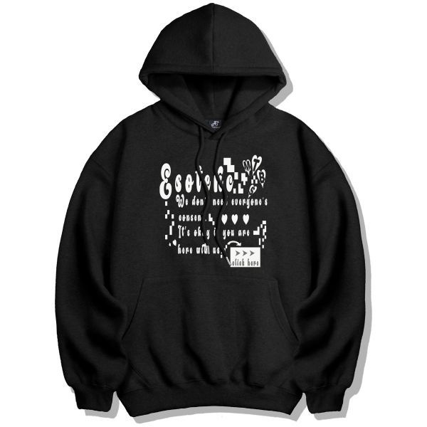 MTHEBAS 엠더바스 esoteric 오버핏 후드티 블랙 1946208