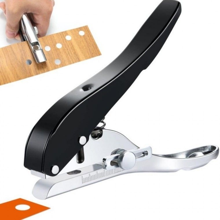[shenzhen prouducts company]파워 1공 펀칭기 종이 펀치 수동 타공기 3 10mm  6size 문서 서류 벨트 가죽 구멍 뚫기 내기 플라스틱 PVC