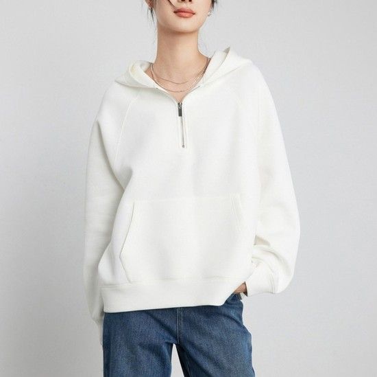 몬크 하프집업 후디