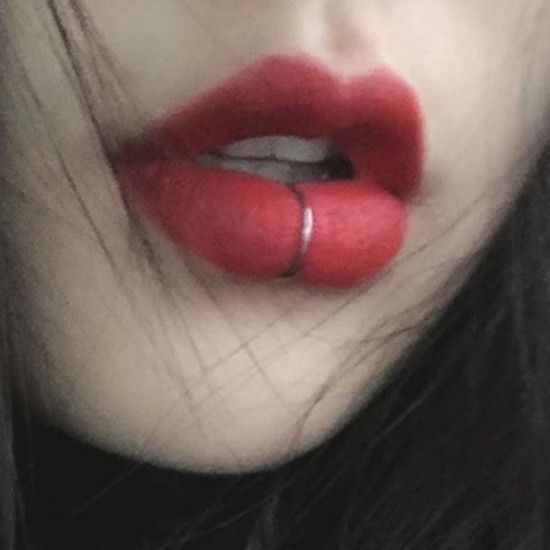 입찌 가짜 입술 피어싱 립커프 페이크 입술링 입술찌 페이크피어싱 입찌 립커프 가짜입술피어싱