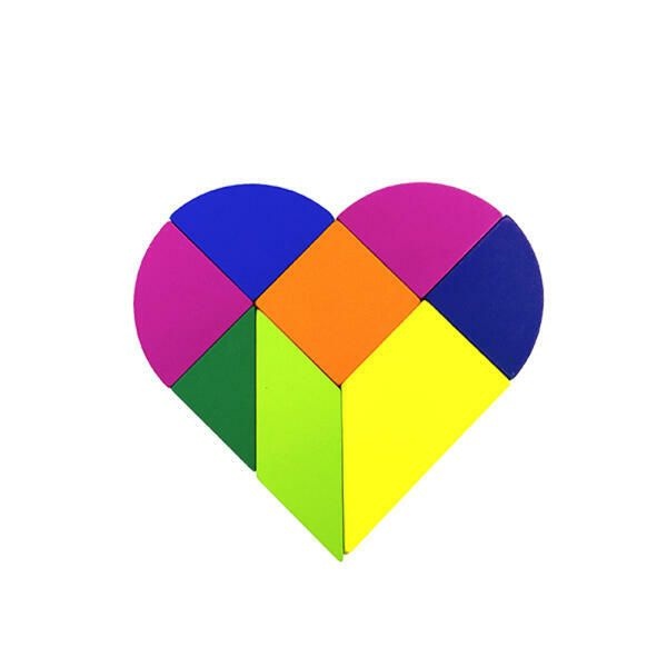 (현대Hmall) 아트박스/창의와날개 ON-tact 학습꾸러미 하트퍼즐 8조각