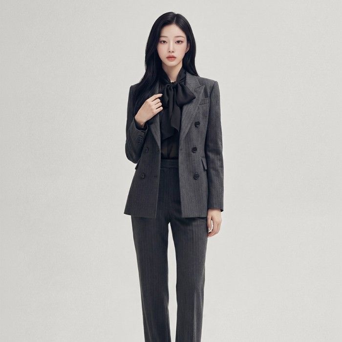 지고트 레귤러핏 셋업 슬랙스 팬츠 JRCA0SL761