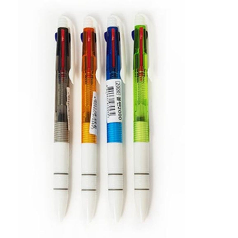 국산 흑색 적색 청 0.7mm 3색볼펜 50개 바디색상랜덤 학교볼펜 신학기 필수품