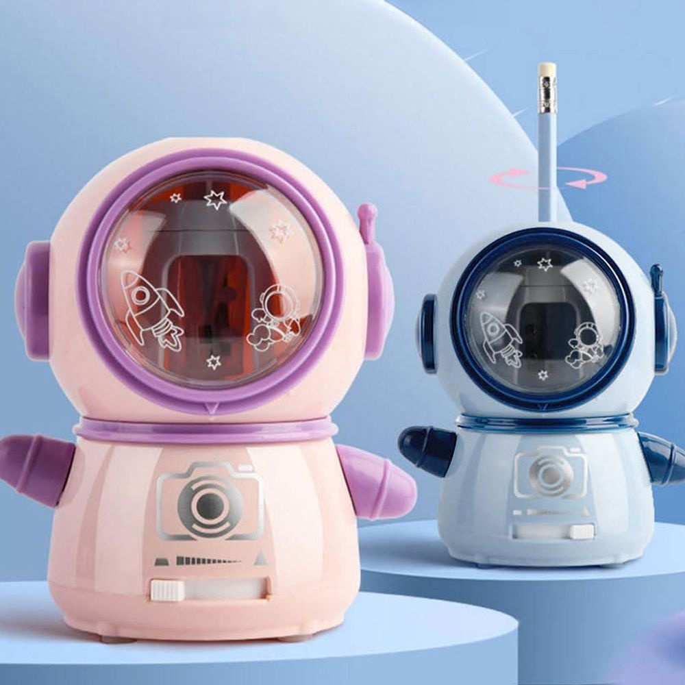 자동 연필깎이 전동 연필깎이 6~8mm 3단계 조절 어린이 학습용 입학 졸업 선물