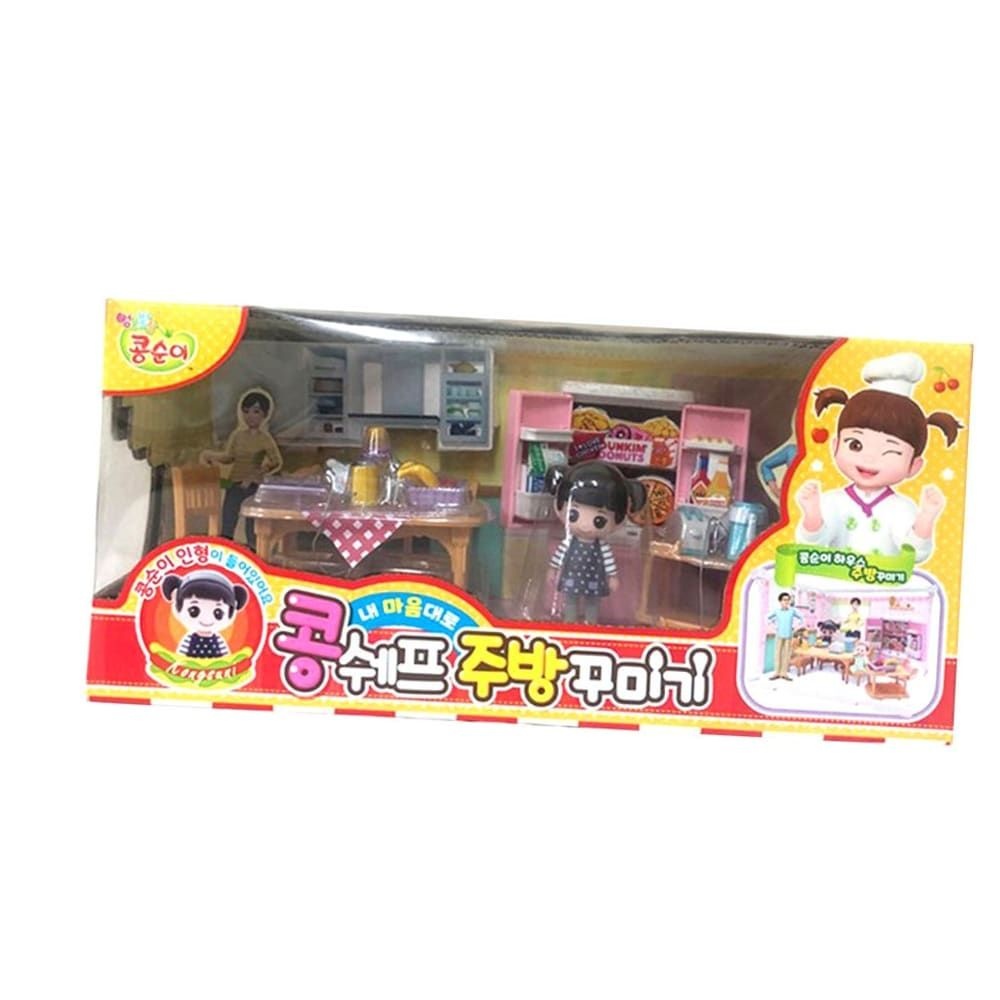 올림포스 콩순이 콩쉐프 주방 꾸미기 요리 키친놀이 아기장난감 부엌 소꿉 유아 어린이날 조카 선물 미니인형 피규어