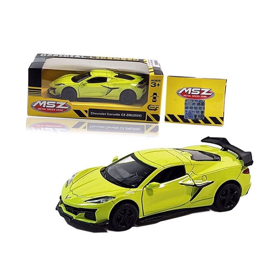 동명 MSZ 쉐보레 콜뱃 C8Z06 1개 조카선물 자동차 다이캐스트 장난감 피규어 키덜트 조카 선물