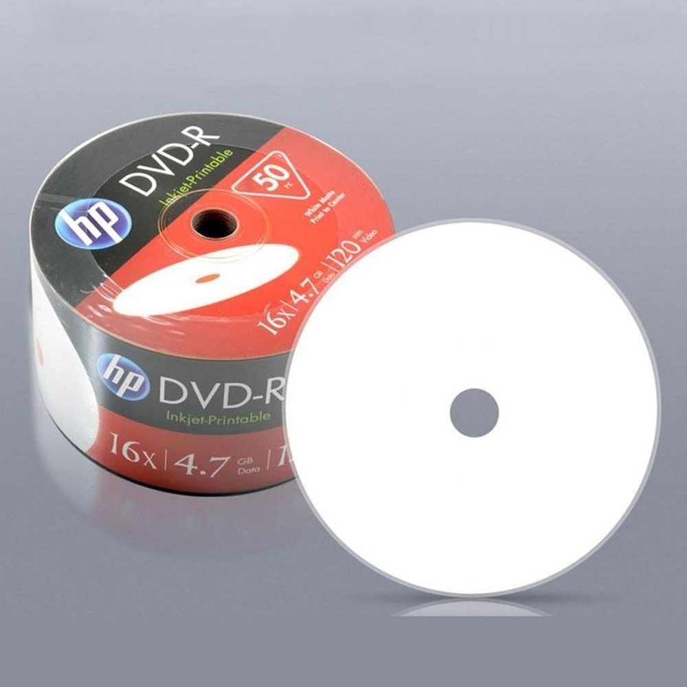 hp media dvd-r printable 16x 4.7gb 50p 벌크팩 dvdrw 디브이디 공디브이디