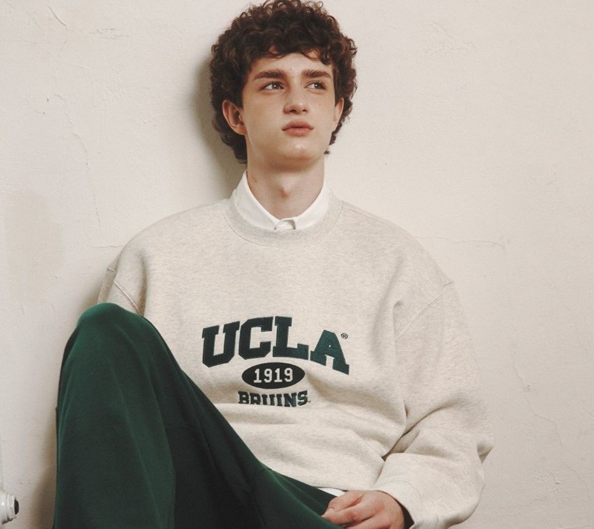 [롯데백화점] UCLA 기모 시그니처 스웨트셔츠 ( UABLT90 ) LE1218500513
