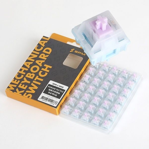 SPM 기계식 키보드 스위치, HMX x SPM 목새 택타일 저소음 스위치 5핀 105개 패키지