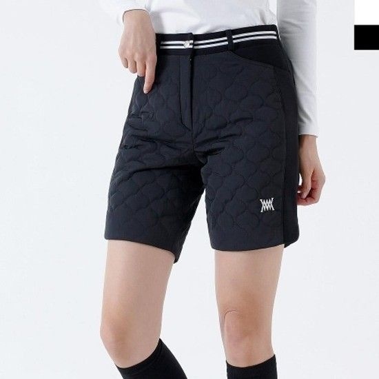 [VY] 여자 우모 슬림 보온 패딩반바지 겨울골프 숏팬츠_11322041_588847