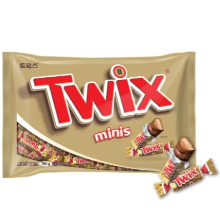 스니커즈 미니 초코바 땅콩 누가 카라멜 760g 대용량