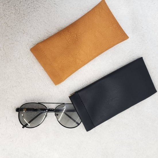 2컬러 소프트가죽 안경케이스 안경집
