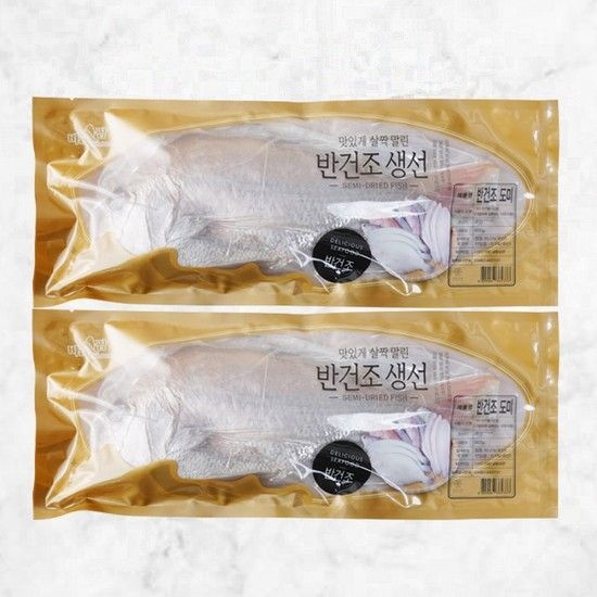 동방유통 냉풍건조 반건조 도미 600gx2팩