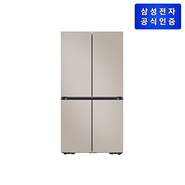 삼성전자 [삼성전자][삼성] Bespoke AI 냉장고 4도어 905L 에센셜 베이지 RM70F90R2GD