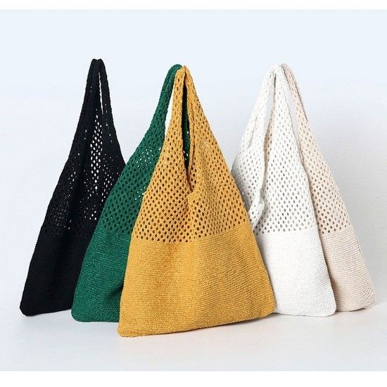 에이치에스라이프 에코백 캔버스백 천가방 MT72 니트 캐주얼 학생 보조가방 숄더백 여성