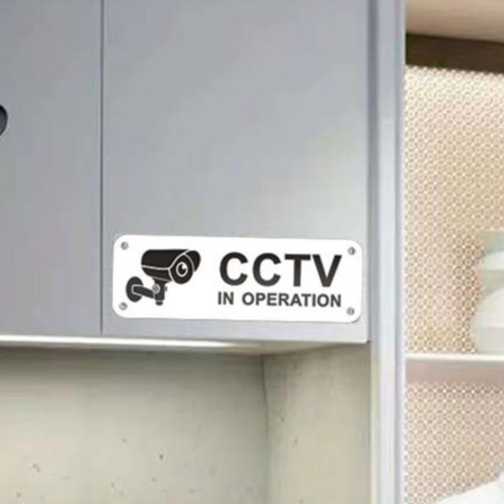 영문 영어 CCTV 촬영중 안내 문구 알림판 스티커 녹화중 경고 표지판