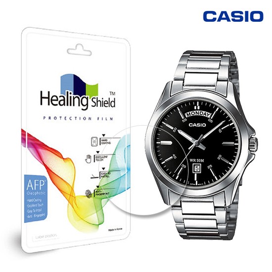 힐링쉴드 힐링쉴드 카시오 MTP-1370D-1A1 전용 시계보호필름 기스방지 유리보호필름