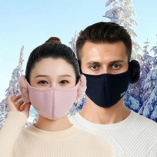 [MEN75974_53DW]남녀공용 겨울 방한 귀덮개 마스크
