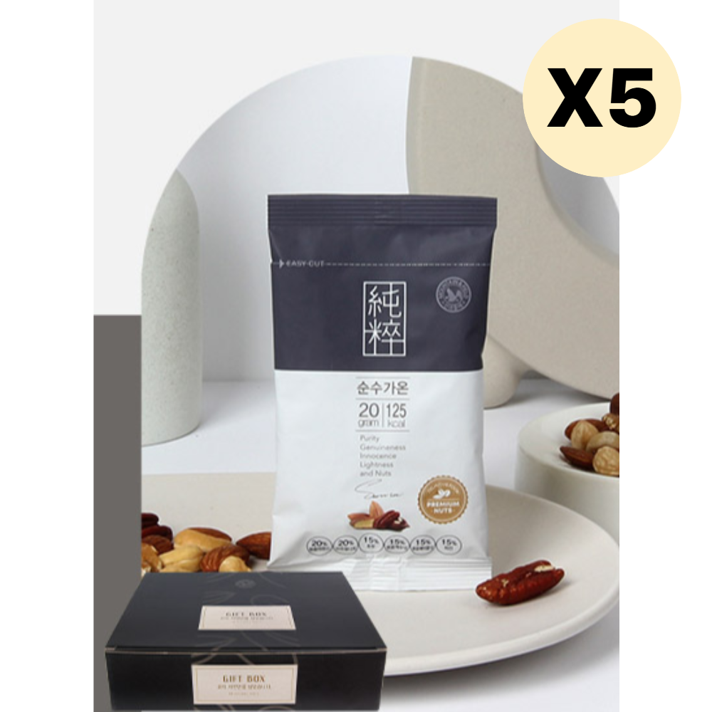 산과들에 선물세트 설 명절 견과류 순수가온 50봉 X 5
