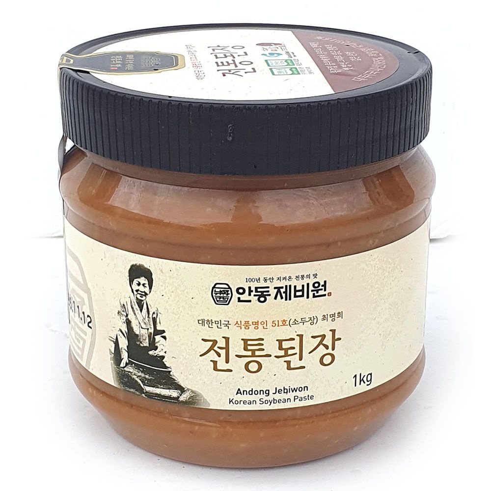 [전통식품] 안동제비원 식품명인 전통 된장1kg