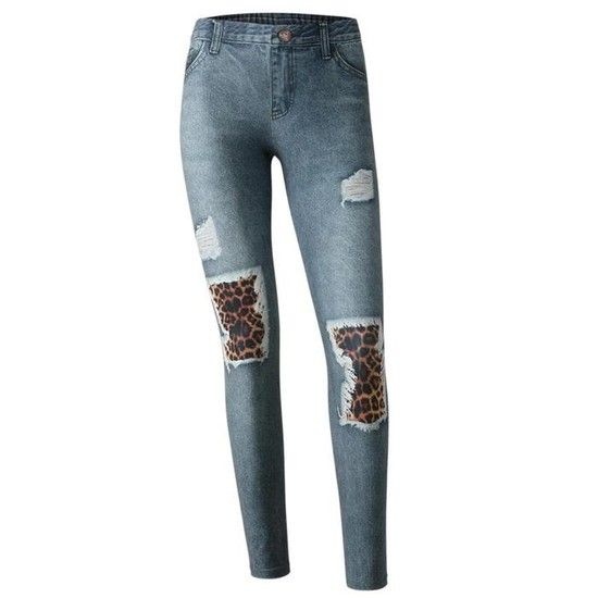 상세페이지 참조 [MEK75266_53DZ]청 LEOPARD 기모안감) 9부레깅스 (MJLW-300